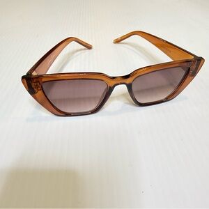 Sean John SJS2008 Translucent Burnt Orange Cat Eye Sunglasses
